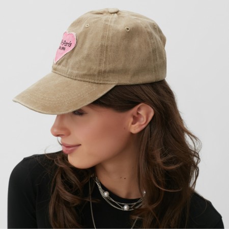Women's cap Minaku "OFR.PARIS", beige color, rr 54-56-1