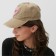 Women's cap Minaku "OFR.PARIS", beige color, rr 54-56