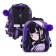 Frame backpack, 35x26x13, Seventeen, EVA girl, purple