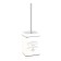 Axentia Paris toilet from beige ceramics, 10.5x37x10.5 cm