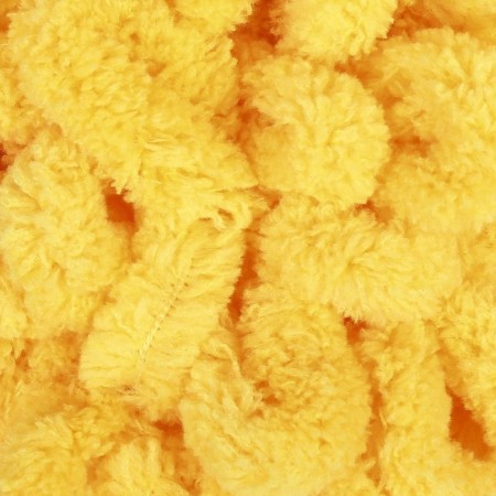 Yarn "Puffy" 100 % micropoliester 9m/100g (216 yellow)