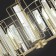 Suspended EVOLUCE lamp. Sle103403-05. Giano. 5x40 watts, E14, 56x56x28 cm, champagne color