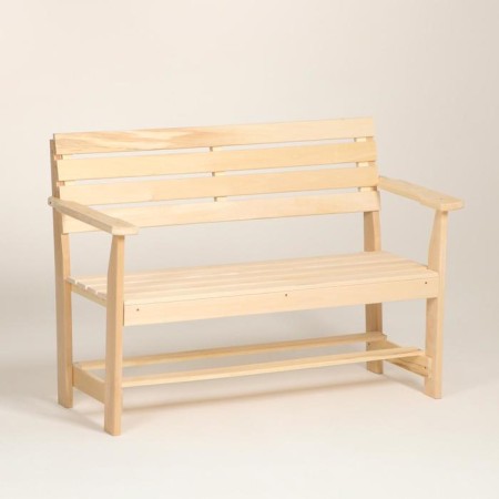 A bench with a armrest, a platband 120 × 55 × 90cm "Dobroparov"