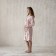 Tao robe, size XL, gray-pink color