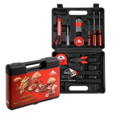 A set of tools in the Case Lom New Year, in gift packaging, 15 items