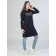 Female dress Knitwear Future, size 50, dark blue color