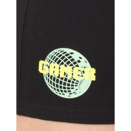Panties for boys, height 134 cm, black color, gray, 2 pcs-6