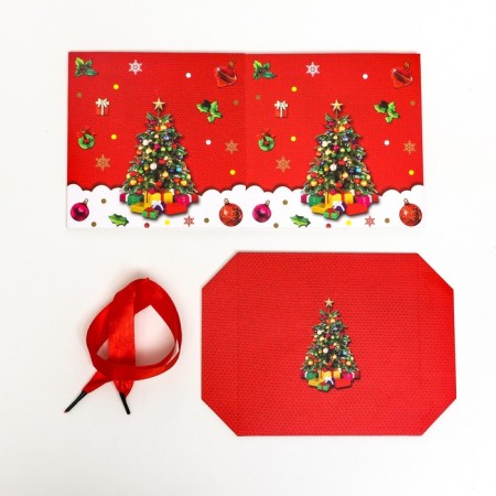 Self -assembly box "Christmas tree" 15 x 15 x 15 cm-4