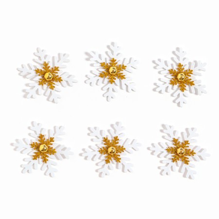 Decor "Snowflakes", set of 6 pcs.-1
