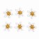Decor "Snowflakes", set of 6 pcs.