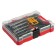 A set of extractors and tundra drills, large left thread, 45 steel M1-M5, D = 2.4-8 mm HSS, TIN