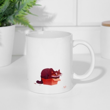 Sublimation mug "with love", with application-8