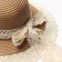 Women's hat minku, light brown color, rr 58