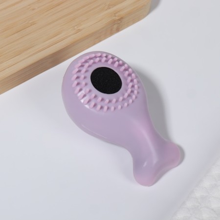 Washing brush "Kit", silicone and foam rubber, 9.8 cm, color mix-4