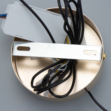 Lamp Bayerlux "Orlix" 2xLED 40W gold 20.5x13x42 cm-8