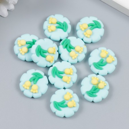 Decor for creativity Plastic "Lundies on the Flower" 2x2 cm-2