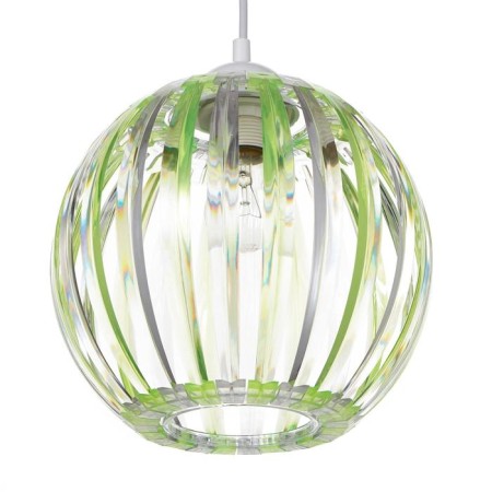 Lamp Bayerlux 4330/1, 1he27 15W, green/transparent 21x24+60 cm-1