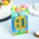 Candle for the cake figure "Jubilee" 60, gold, 9.7 cm,