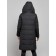 Coat insulated winter female, size 50, black color