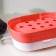 The soap dish is plastic with a lid, 11.5 × 8.5 × 4.5 cm, color mix