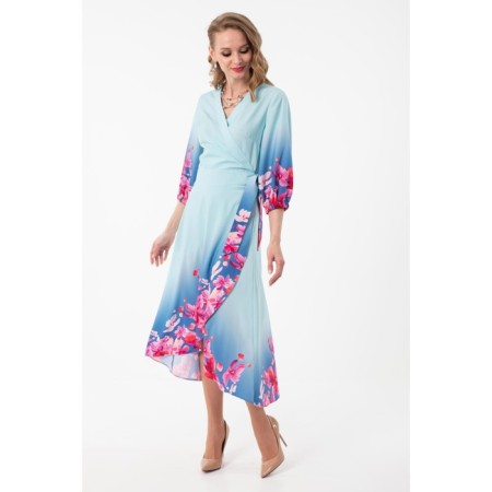 Women's dress, size 42, mint color-1