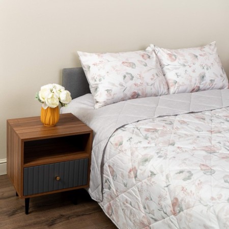 Duet set: sheet 230x250 cm, blanket 150x220 cm, pillowcases 50x70 cm - 2 pcs-1