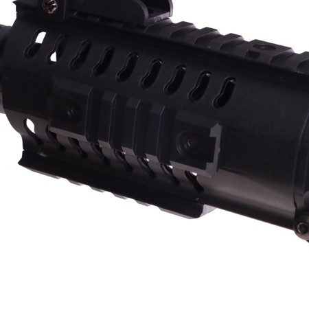 A child’s machine gun with metal elements, shoots gel bullets, battery-7