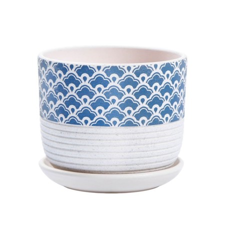 Flower pot "Hokkaido" White, 0.75 liters-3