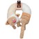 Soft toy - pillow "Cat Latte Machiato", 31 cm