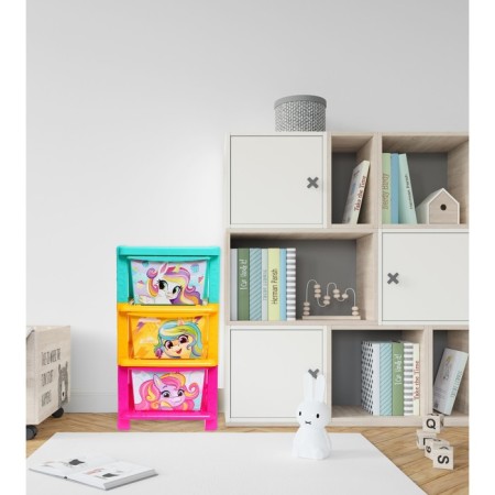 Baby chest of drawers "Rainbow Unicorns", 3 sections-2