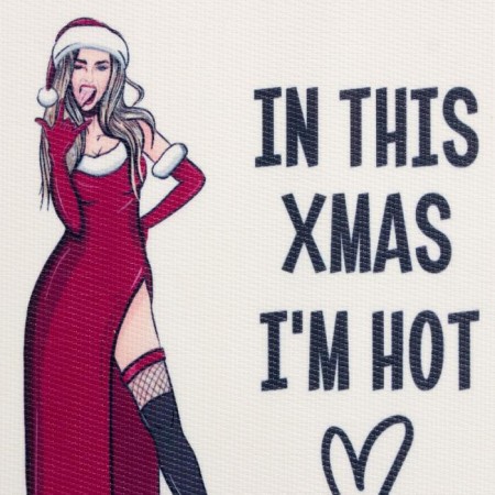 New Year's napkin on the table I am Hot PVC, 40x29 cm-2