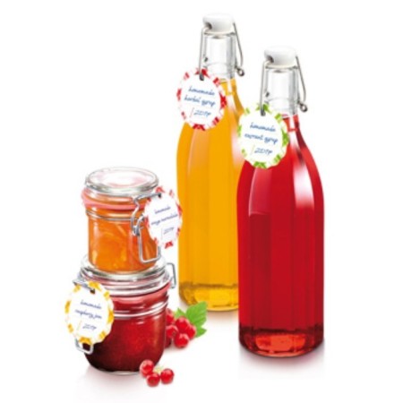 Label for cans and bottles of Della casa, with a clip, 24 pcs