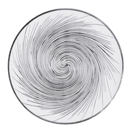 Serving napkin Regent Linea Desco, D = 38 cm, silver-white color-1