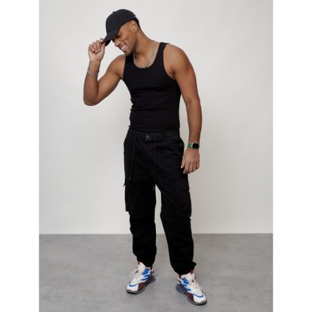 Cargo jeans, size 44-46, black color-10