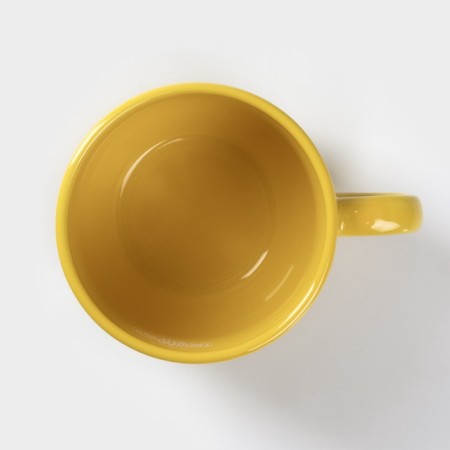 Ceramic mug "Smeshariki", 270 ml, yellow color-3
