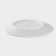 Porcelain dessert shade "Tash", d = 20.5 cm, white color