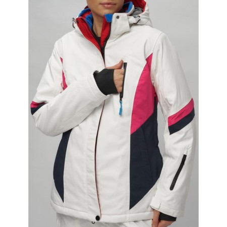 Ski suit female, size 44, white color-25