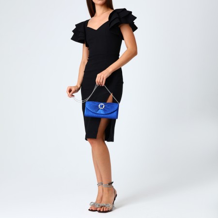 Female bag on a magnet, blue color-7