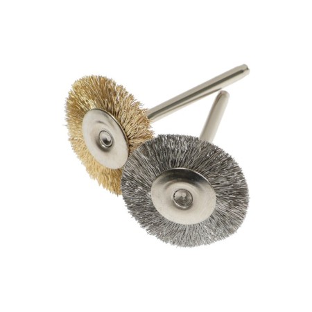 A set of metal brushes for a tundra engraver, a shank 3 mm, 44 pcs.-2