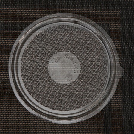 Container plastic disposable pr-S-85D, round, cover, D = 11 cm, transparent color-3