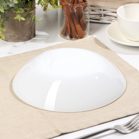 Supreme plate "marshmallow", d = 20.8 cm, white color-2