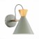 Wall lamp EVOLUCE. Sle125111-01. Modica. 1x40 W, E14, 16x21 cm, gray color, golden