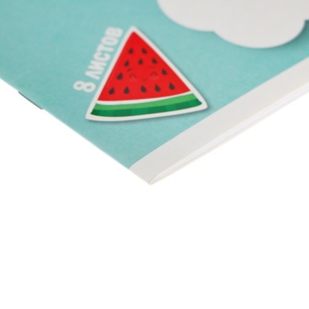 Album for drawing A4, 8 sheets on the "Smiley" paper clip, cover Cardboard, block 100 g/m²-2