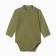 Body baby, with a long sleeve, khaki color, height 68 cm