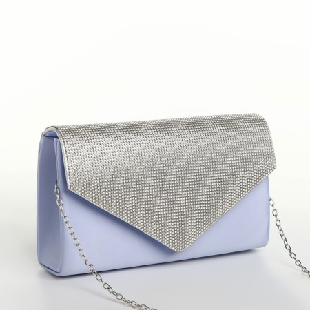 Women's bag on magnet, blue color-3