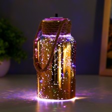 Night Lassa Led from batteries yellow 8x8x17 cm Risalux