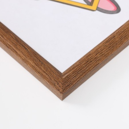 Photo frame wood 15x21 cm, mocha (plastic screen)-4
