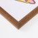 Photo frame wood 15x21 cm, mocha (plastic screen)