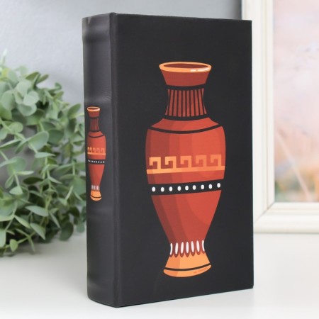 Safe Brush Tree leatherette "Greek vase" 21x13x5 cm