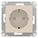 SE SE AtlasDesign, 16 A, 250 V, built -in, with salary, curtains, IP20, beige, Atn000245